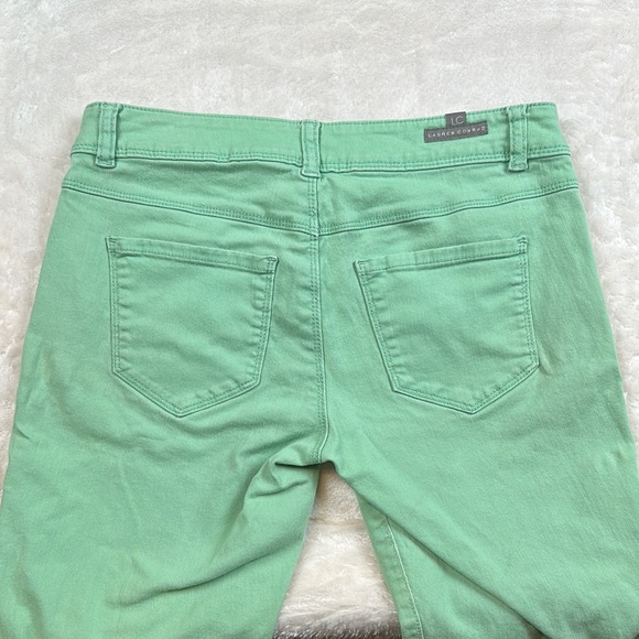LC Lauren Conrad Green Jean Shorts - Picture 10 of 12